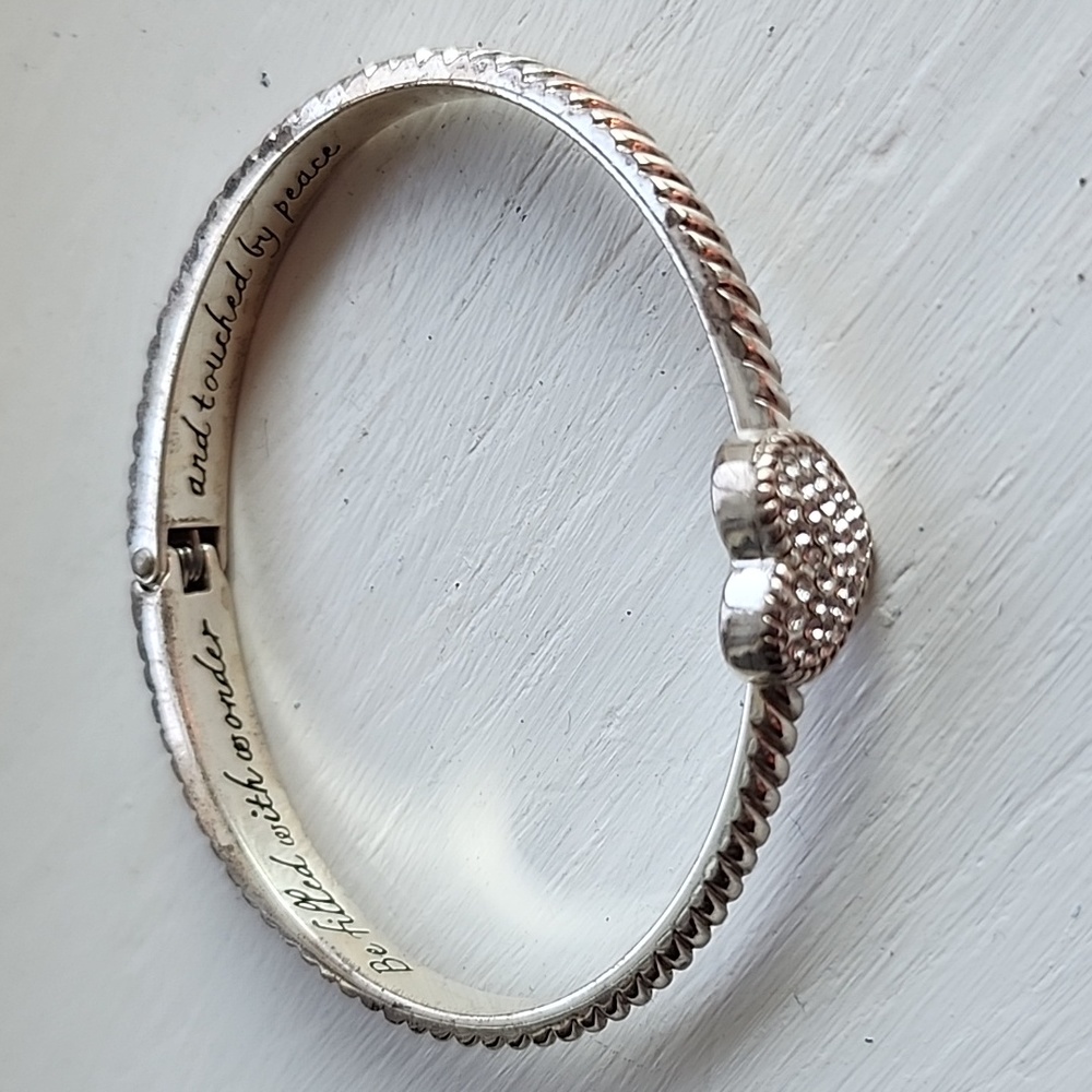 Brighton Silver Heart Bracelet